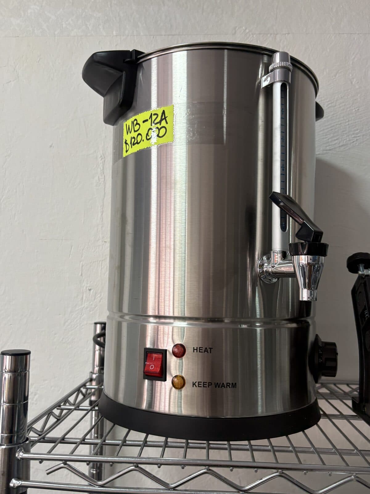 Hervidor de agua comercial WB-12A 12 L