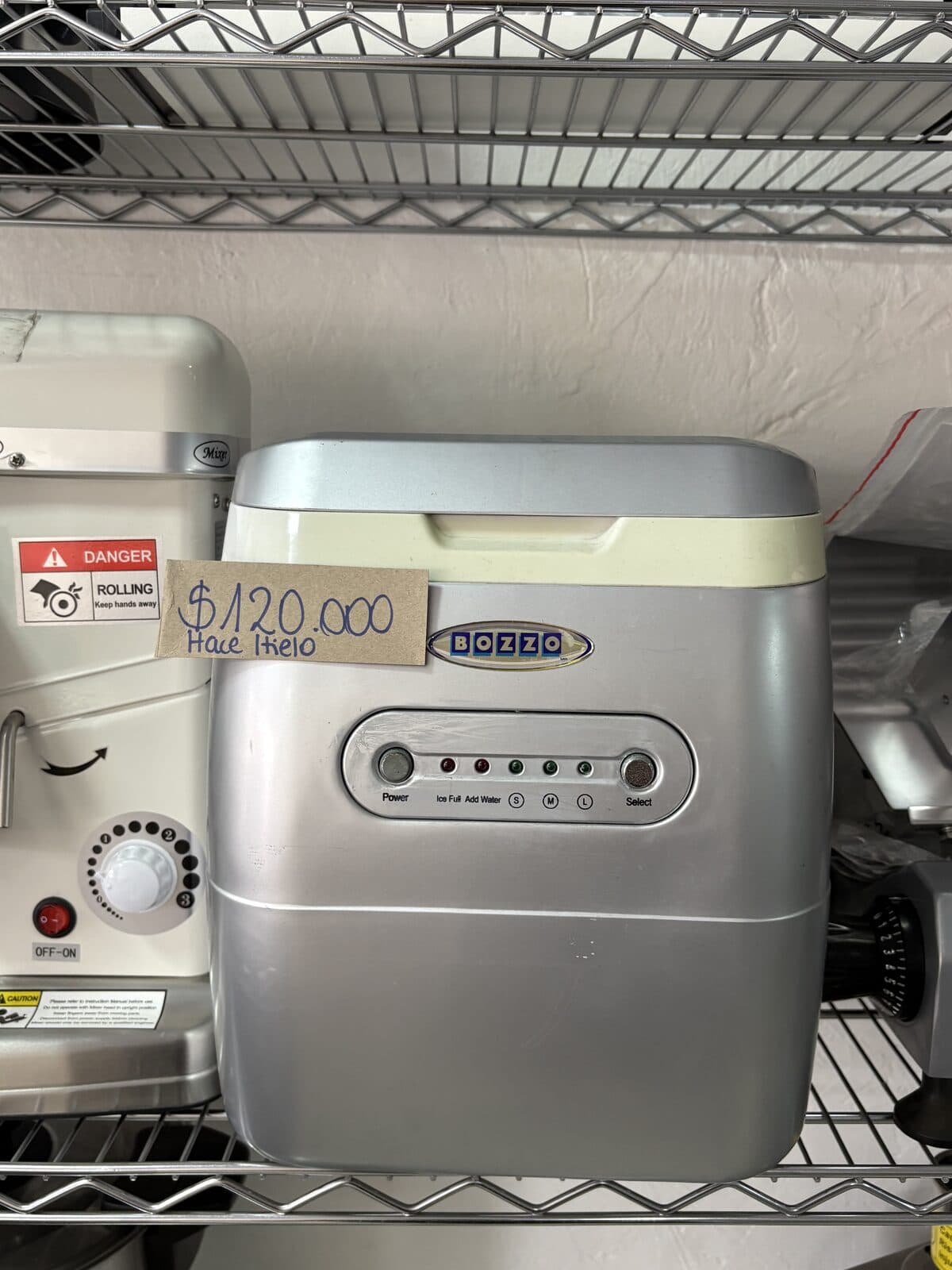 Máquina de hielo de sobremesa BOZZO