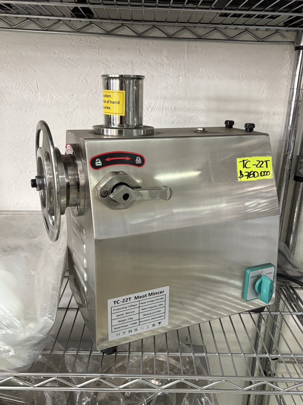 Molino de carne industrial TC-22T
