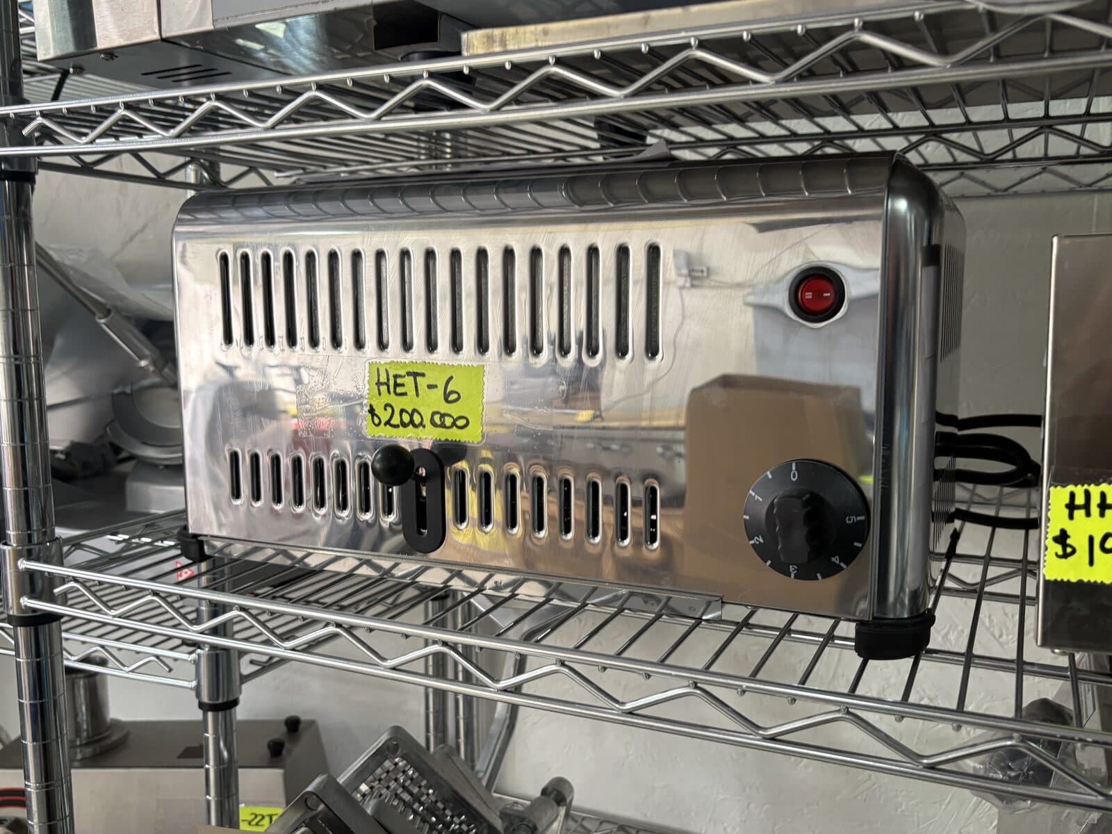 Tostador comercial 6 ranuras HET-6
