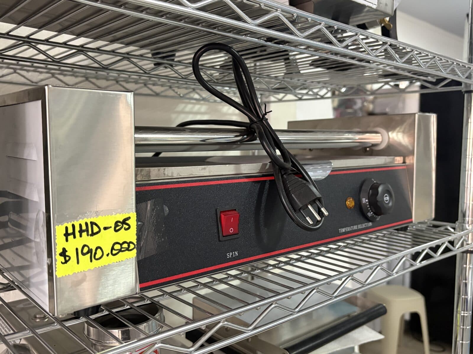 Máquina de hot dogs 5 rodillos HHD-05