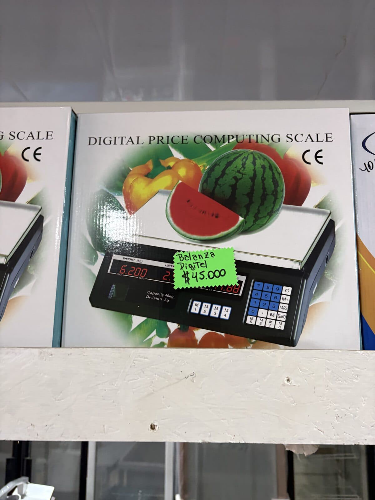Balanza digital comercial 40 kg
